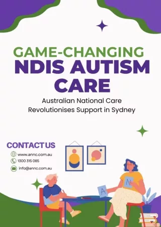 Game-Changing NDIS Autism Care Australian National Care Revolutionises Support in Sydney