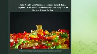 Keto Weight Loss Gummies