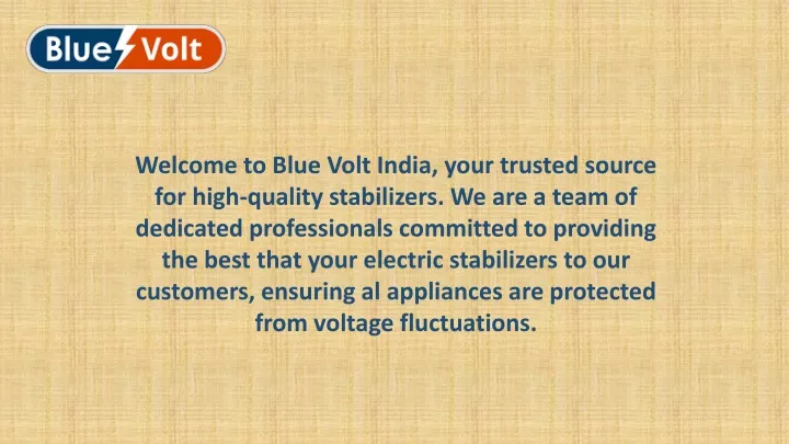 welcome to blue volt india your trusted source