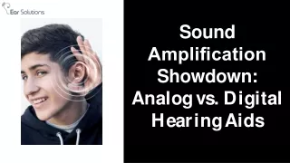 sound ampli cation showdown