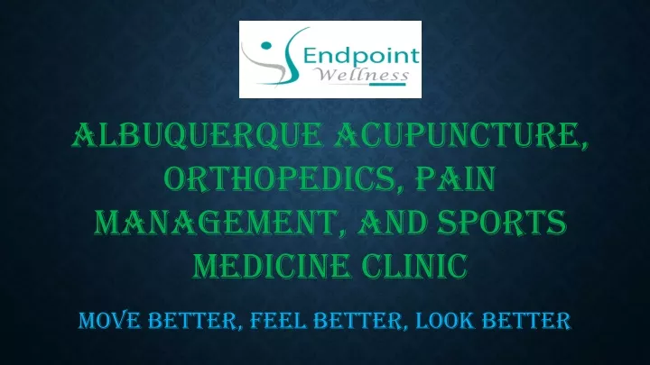 albuquerque acupuncture orthopedics pain