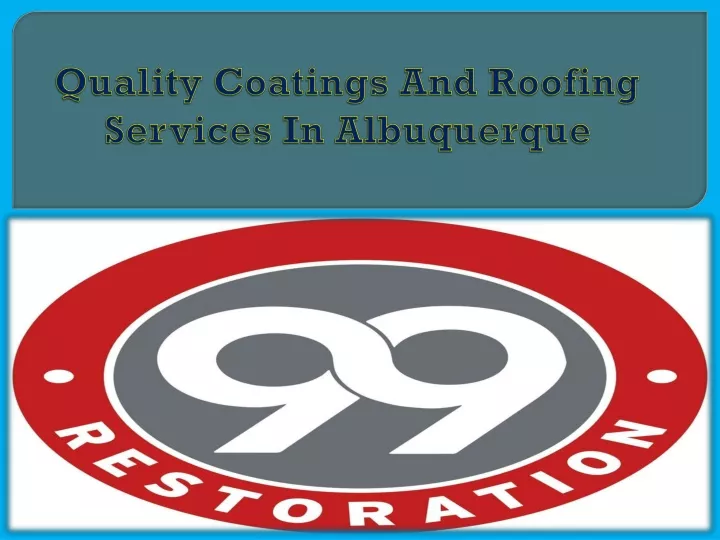 quality coatings and roofing services in albuquerque