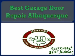 Best Garage Door Repair Albuquerque