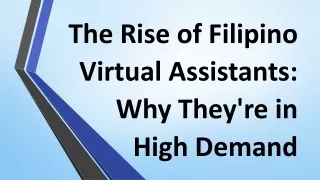 The Rise of Filipino Virtual Assistants: Why They're in High Demand