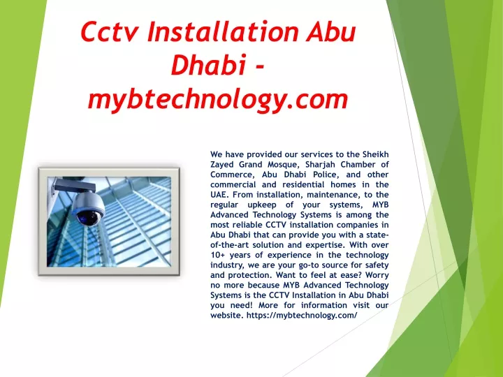 cctv installation abu dhabi mybtechnology com