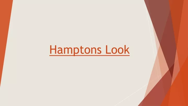 hamptons look