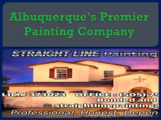 Albuquerque's Premier Painting Company