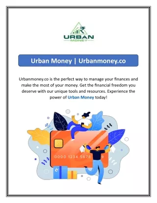 Urban Money  Urbanmoney.co