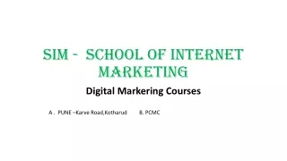 Digital Marketing Classes in Pune- SIM