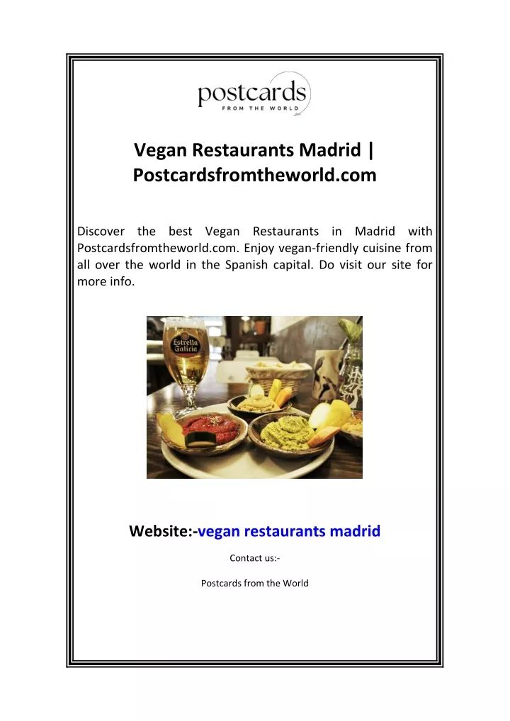 vegan restaurants madrid postcardsfromtheworld com