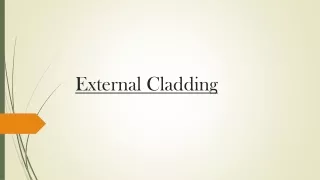 external cladding