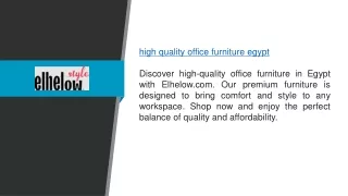High Quality Office Furniture Egypt  Elhelow.com