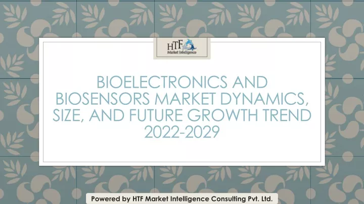 bioelectronics and biosensors market dynamics