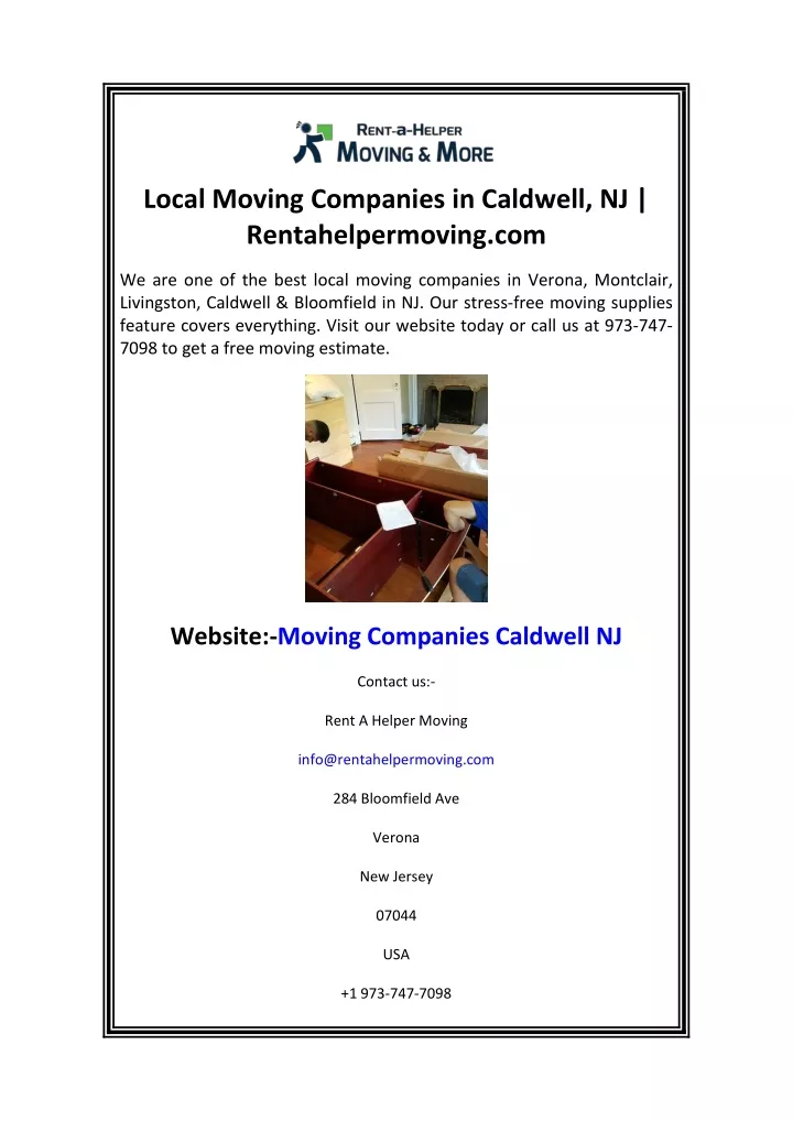 local moving companies in caldwell