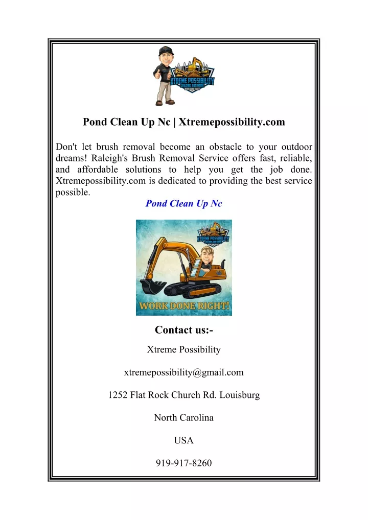 pond clean up nc xtremepossibility com