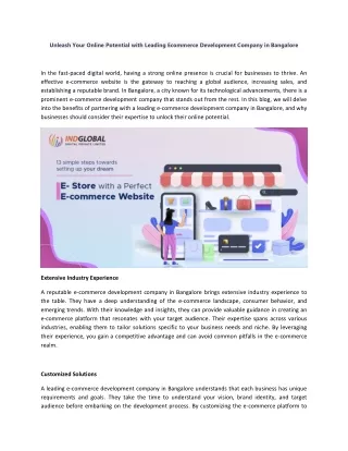 unleash your online potential with leading