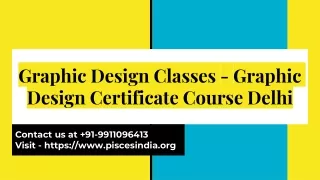 Graphic Design Certificate Course Delhi