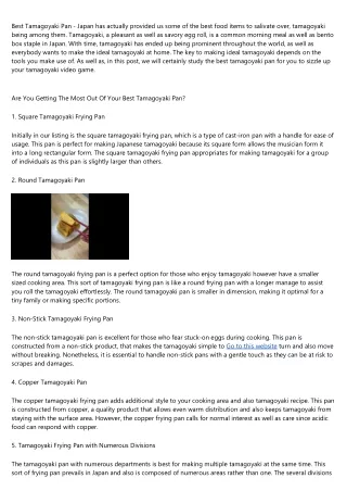 Buzzwords, De-buzzed: 10 Other Ways To Say Best Tamagoyaki Pan