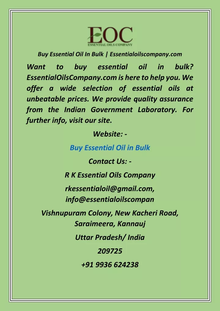 buy essential oil in bulk essentialoilscompany com