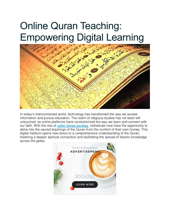 online quran teaching empowering digital learning