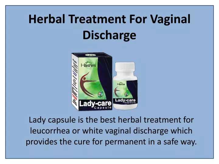 herbal treatment for vaginal discharge