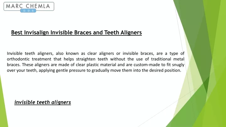 best invisalign invisible braces and teeth