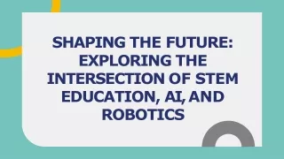 Stem education and AI