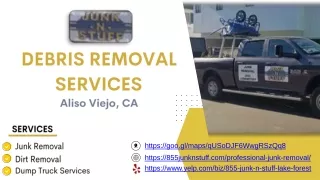 Debris Removal Service Located in Aliso Viejo, CA