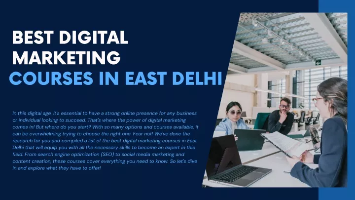 best digital marketing courses in east delhi