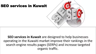 SEO services in Kuwait