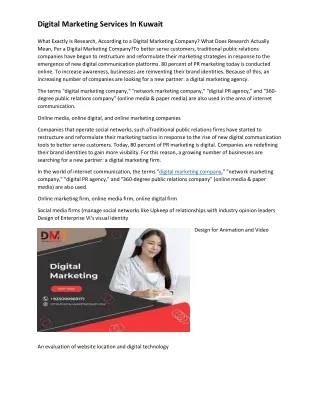 digital marketing services in kuwait