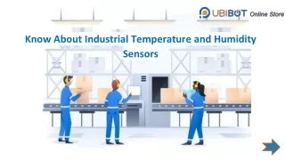 Guidance of Industrial Temperature and Humidity Sensors