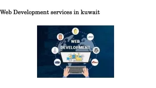 Web Development services in kuwait