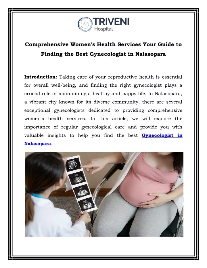 comprehensive women s health services your guide