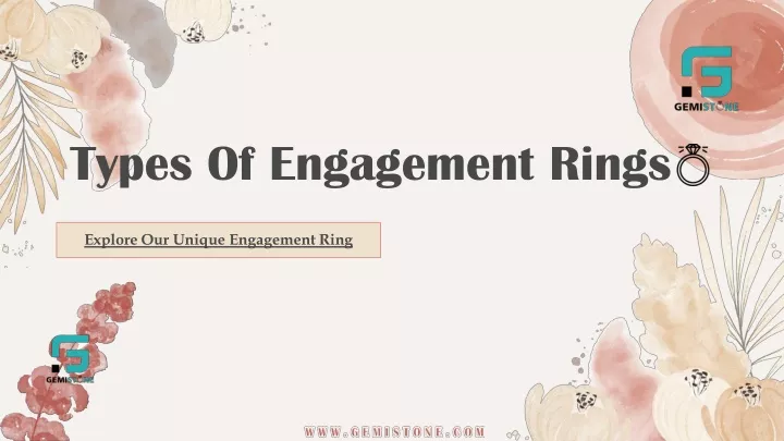 types of engagement rings