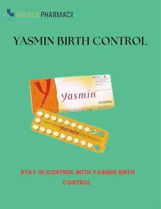 Stay in Control with Yasmin Birth Control – Buy Now