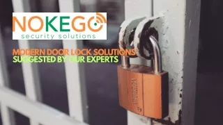 MODERN DOOR LOCK SOLUTIONS SUGGESTED BY OUR EXPERTS IN IRELAND