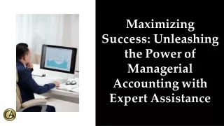 Get Top-Notch Managerial Accounting Assignment Help Online from Experts