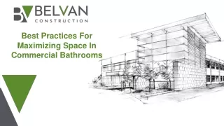 June Slides - Best Practices For Maximizing Space In Commercial Bathrooms