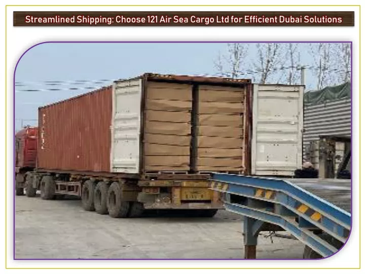 streamlined shipping choose 121 air sea cargo