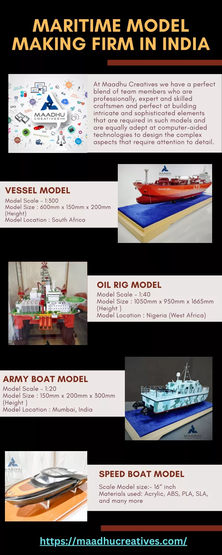 maritime model making firm in india