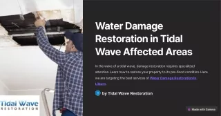 Exceptional Water Damage Restoration Services in Lilburn |Tidal Wave Restoration