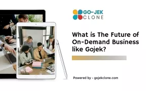 Future of On-Demand Business like Gojek