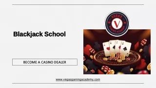 Blackjack School - Vegas Gaming Academy