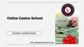 Online Casino School - Vegas Gaming Academy