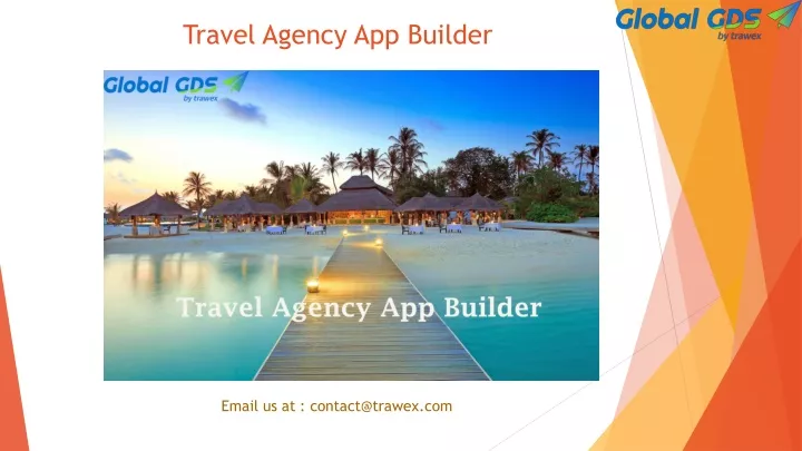 travel agency app builder