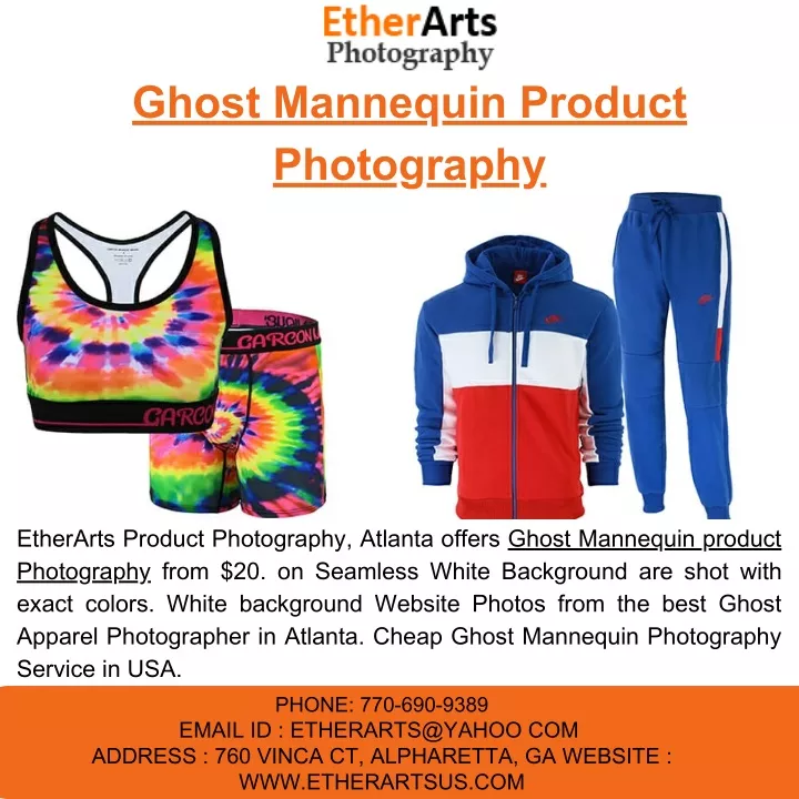 ghost mannequin product photography