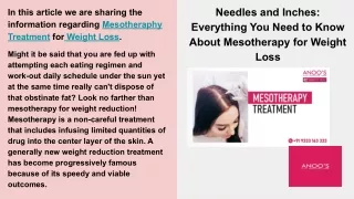 needles and inches everything you need to know
