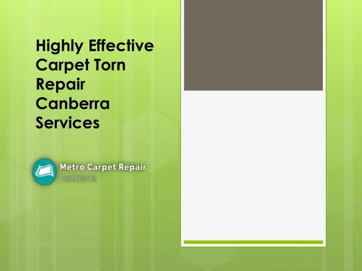 highly effective carpet torn repair canberra services