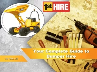 Your Complete Guide to Dumper Hire